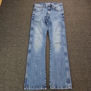 Wrangler Retro Slim Boot Jeans Mens 29x34 Medium Wash Denim Cowboy Active